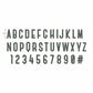 Sizzix BIGZ XL Letters & Numbers Society Die 664169 Tim Holtz 35cm x 15.25cm