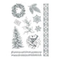 Couture Creations Silent Night Clear Stamp Set 169 x 119mm