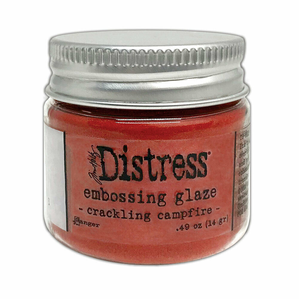 Tim Holtz Distress Embossing Glaze Powder - Crackling Campfire - 14gr / 0.49oz Ranger