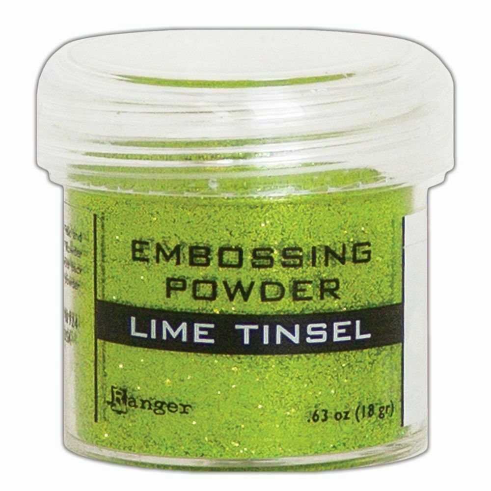 Ranger Embossing Powder Lime Tinsel 1oz Jar Weight 0.63oz/18gr