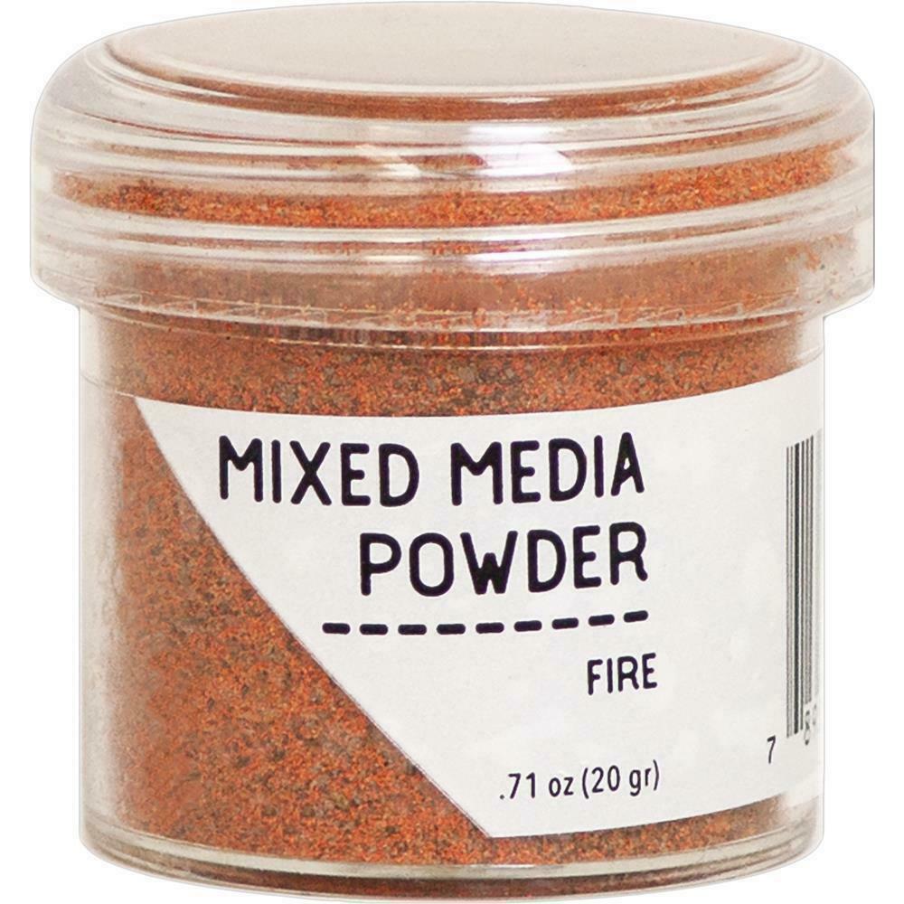 Ranger Mixed Media Embossing Powder Fire 1oz Jar Weight 0.71oz/20gr