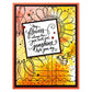 Stampendous Sunny Sketch Cling Rubber Stamp 6in x 6in 6CR004
