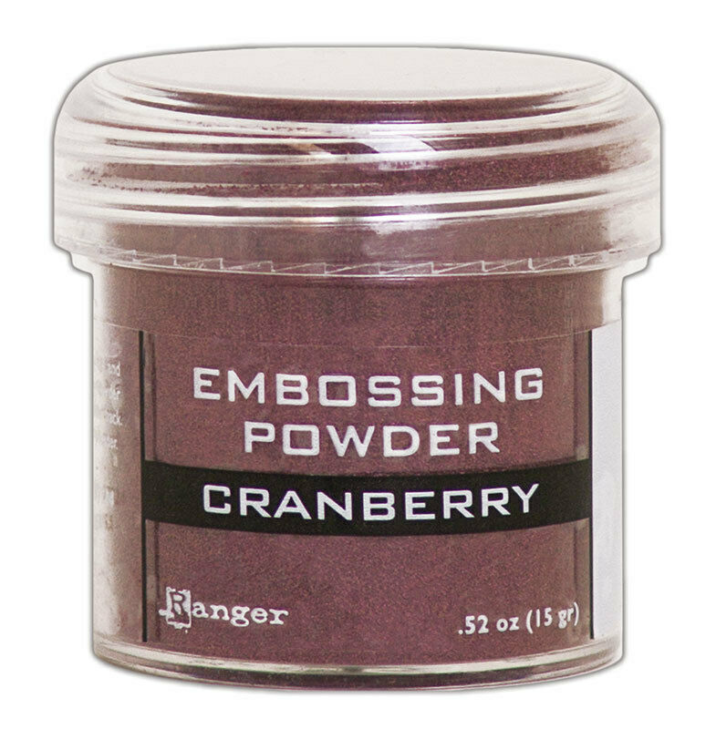 Ranger Embossing Powder Cranberry 1oz Jar Weight 0.52oz/15gr