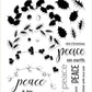 Altenew Peaceful Wreath Clear Stamps 28pcs Christmas Made in USA