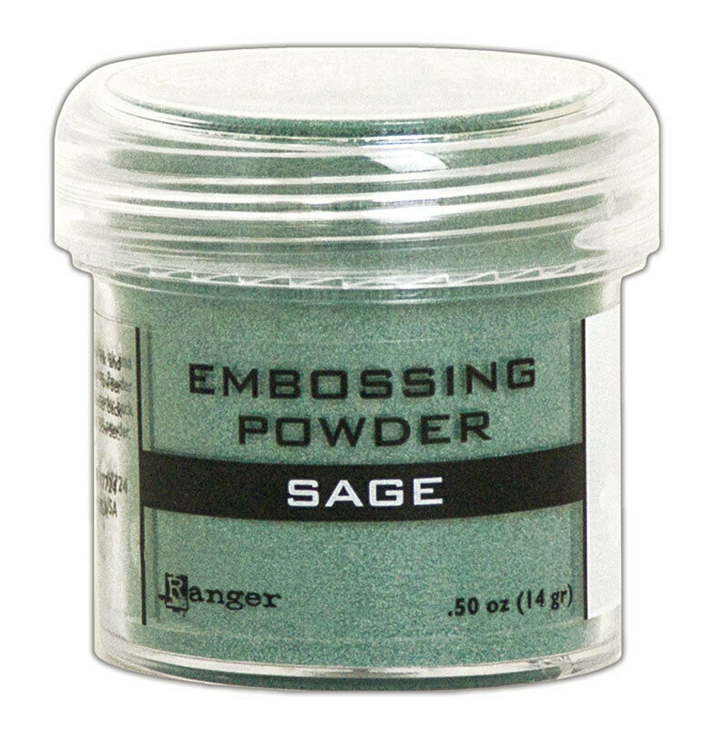 Ranger Embossing Powder Sage 1oz Jar Weight 0.50oz/14gr