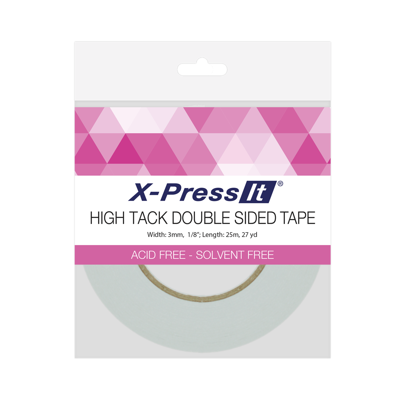 X-Press It High Tack Double Sided Tape Craft - 3mm, 6mm, 12mm