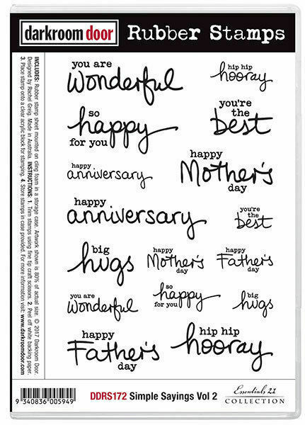 Darkroom Door Rubber Stamp Set Simple Sayings Vol 2