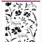 Altenew Wildflower Garden Clear Stamps 26pcs Made in USA
