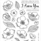 Altenew Adore You Clear Stamps 24pcs Made in USA