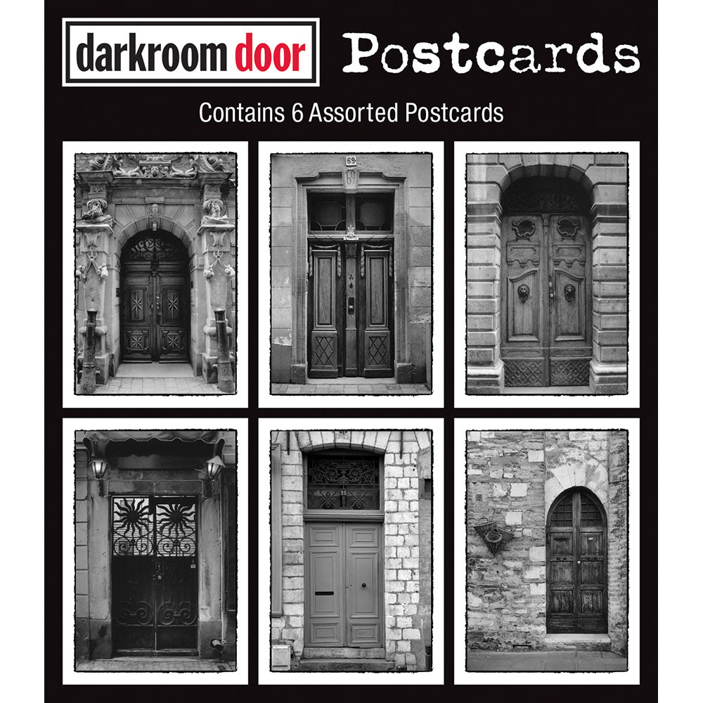 Darkroom Door Postcards Enchanted Doors 6 Assorted DDPC103