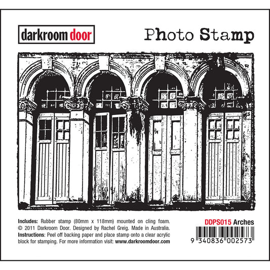 Darkroom Door Photo Rubber Stamp Arches - 118mm x 80mm
