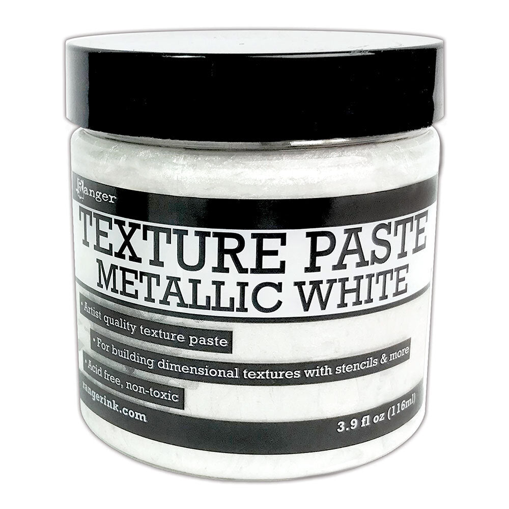 Ranger Artist Quality Texture Paste Metallic White 116ml