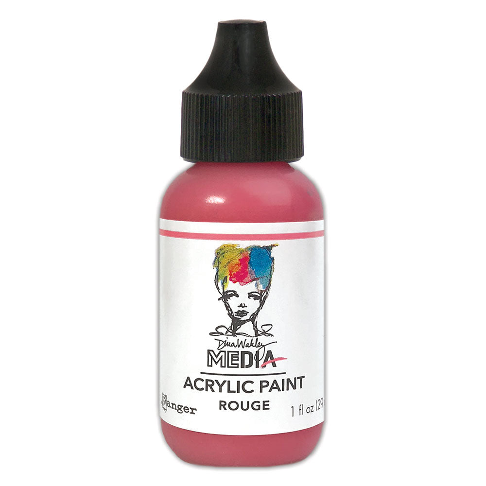 Dina Wakley Media Acrylic Paint 29ml Plastic Bottle Acid Free Non Toxic