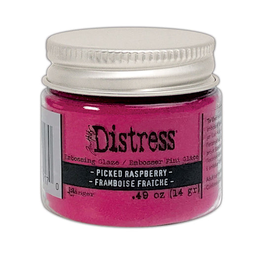 Tim Holtz Distress Embossing Glaze Powder - Picked Raspberry - 14gr / 0.49oz Ranger