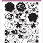 Altenew Vintage Flowers Clear Stamps 43pcs Made in USA