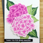 Altenew Garden Hydrangea Clear Stamps 12pcs Made in USA