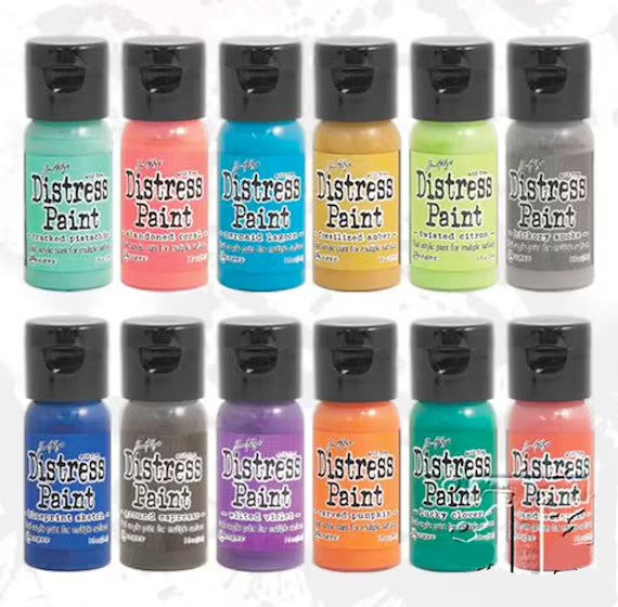 Tim Holtz Distress Paint 1oz Flip Top 29ml Fluid Acrylic